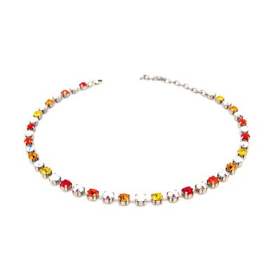 Necklace Apolonia with Premium Crystal from Soul Collection in Tangerine Mix 140