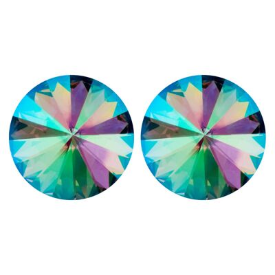 Leander Ear Studs with Premium Crystal from Soul Collection in Paradise