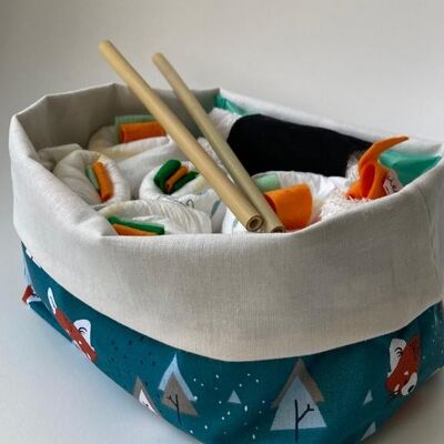 Sushi diaper basket - baby shower gift - sushi box - diaper cake - mum to be - Foxies