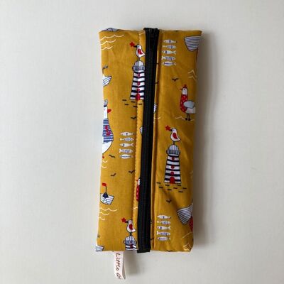 Embrace - the pencil case - Yellow seagull