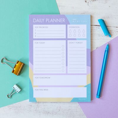 Daily Planner | A5 To Do List | Wellness planner | Notepad