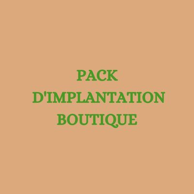 Shop Implantation Pack