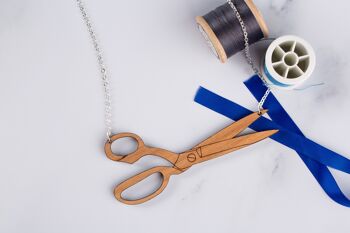 Large scissors necklace 4