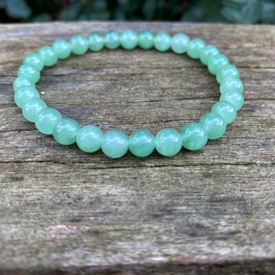 Elastic lithotherapy bracelet in Aventurine