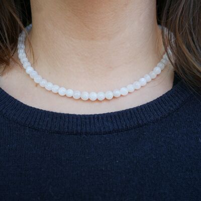 Moonstone Necklace or Choker, Lithotherapy