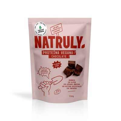 Schokoladen-veganes Protein | BIO – 350 g