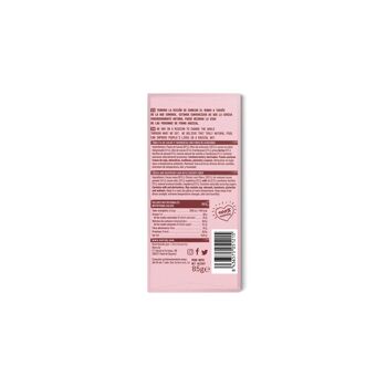 Tablette de chocolat aux framboises et éclats de cacao - 85g 2