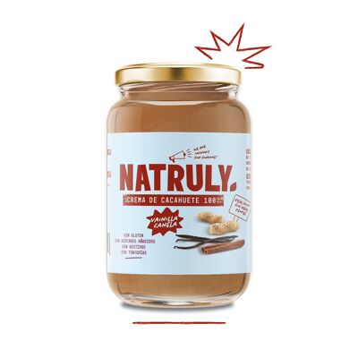 100% vanilla and cinnamon peanut butter