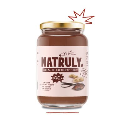 Erdnussbutter 100 % Kakao und Vanille – 500 g