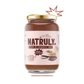 Beurre de cacahuète 100% cacao et vanille - 500g