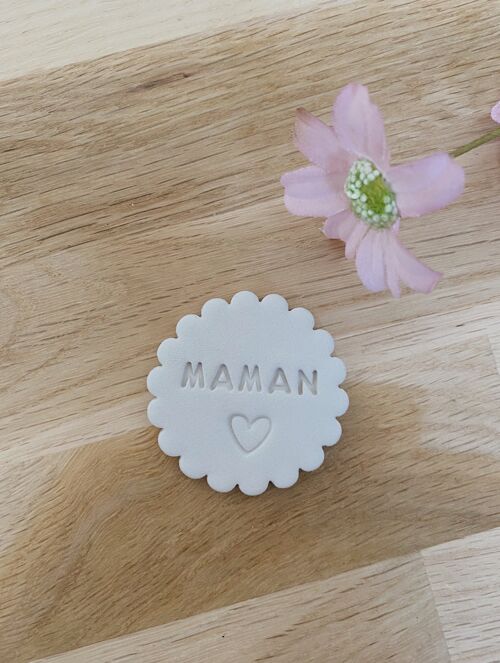 Magnet "Maman ♡" - Neutre