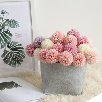 Allium Artificial Flower Stem x3