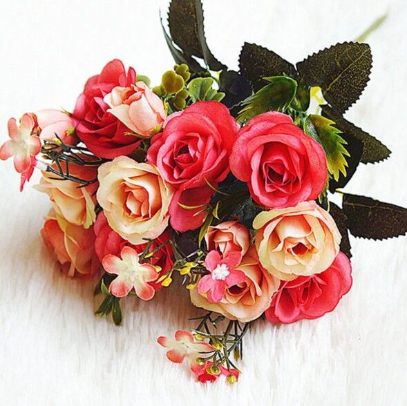 Lot de 2 fleurs artificielles suspendues, 76 cm, comme de vraies fleurs artificielles, 76 cm de