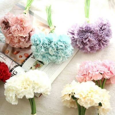 Carnation Silk Artificial Flower Bouquet