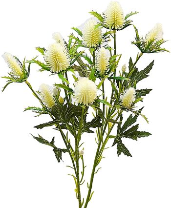 Fleurs artificielles Eryngium Sea Holly Thistle (tige de 12 têtes) 3