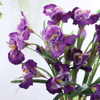 Tige de fleur artificielle d'iris 1