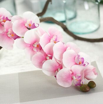 Fleurs artificielles à tige unique d'orchidée 2