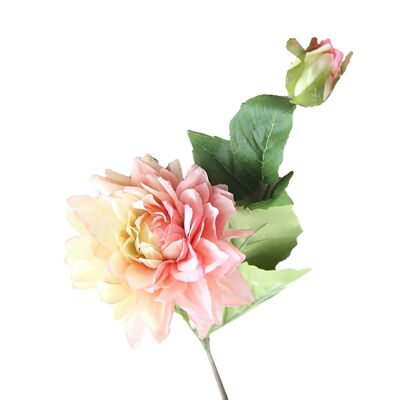 Single Artificial Dahlia Flowers with Long Stem