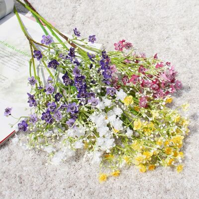 Singolo Ramo Colore Milano Gypsophila Feel Fiore Artificiale