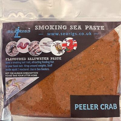 Sea Fishing "SMOKING" Bait Paste - Peller Crab - Black Lugworm - Mackerel - You Choose - Peeler Crab