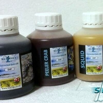 Extracted Natural Bait Oil - PVA Friendly - Super Sticky Saltwater Dip. - PEELER CRAB - 250ML
