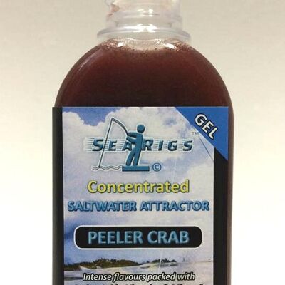 Saltwater Concentrated Attractor Gel - Liquid Sea Fishing Bait Flavours - BLACK LUGWORM - 50ml