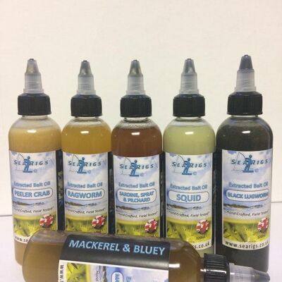 Extracted Bait Oils 60ml / 120ml / 250ml / 500ml - 120ml - Mussel and Razorclam