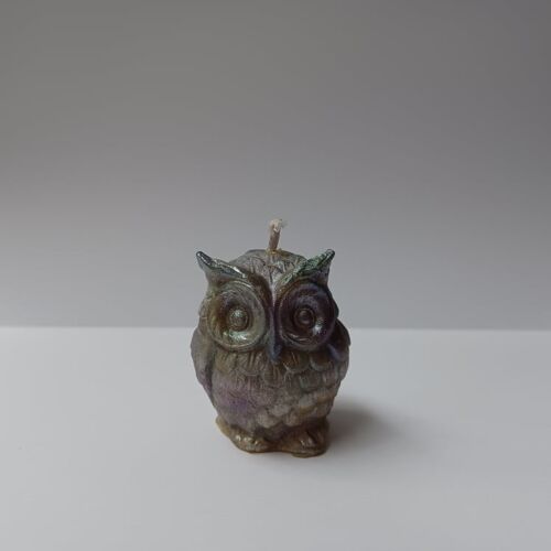 Beeswax Owl Candledeadly-night-shade