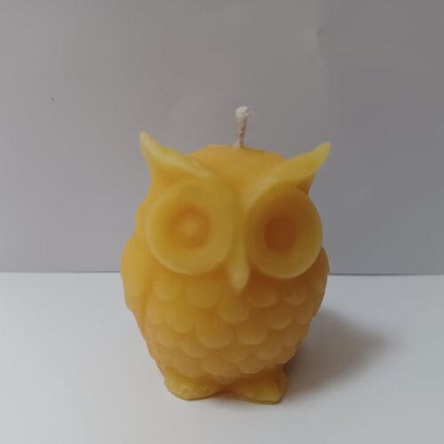 Beeswax – Tree Candlebeeswax-owls-natural