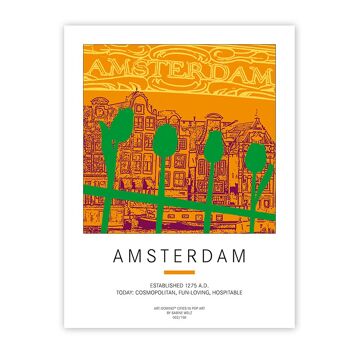Affiche d'Amsterdam 1