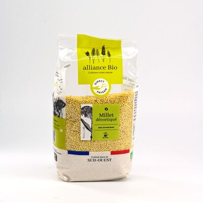 Organic hulled millet seeds France - 500g