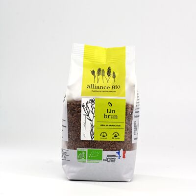 Organic brown flax France - 250g