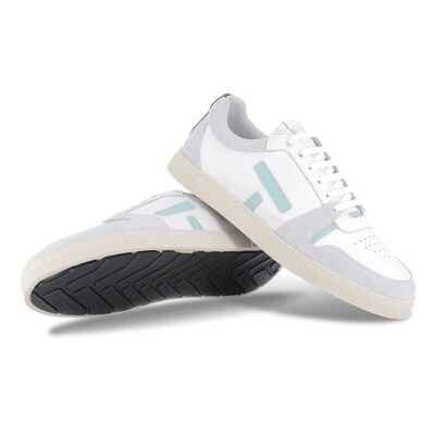 SANSAHO Cuir Blanc / Off-white / Menthol