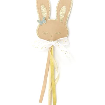 Beige rabbit magic wand