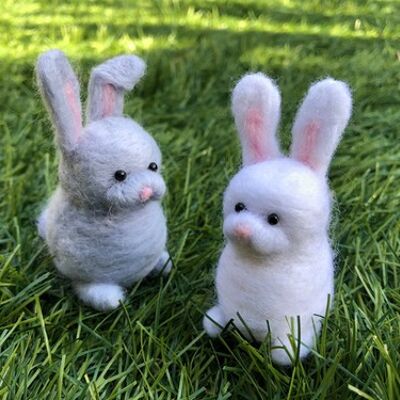 Needle Felted Rabbits