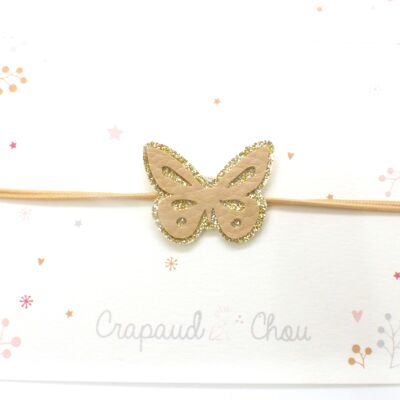 Pulsera infantil "Mi mariposa bonita" beige
