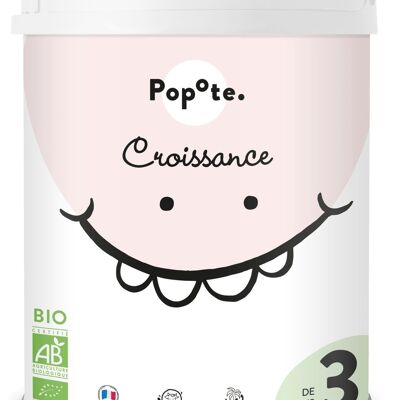 Organic baby milk 3rd age Popote Growth