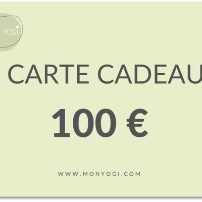 Carte cadeau virtuelle - 100,00 €