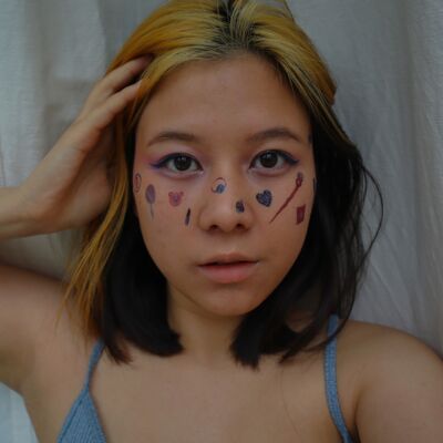 Magical set face temporary tattoo (kawaii, cosplay, fake tattoo, semi-permanent makeup, faux freckles)