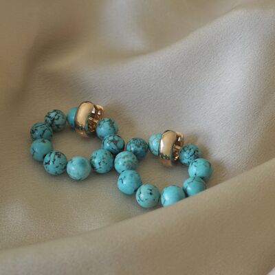 Boucles Armante Turquoise