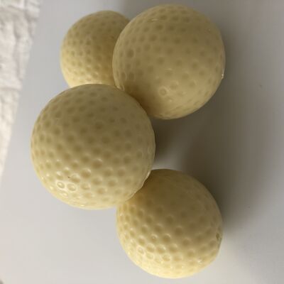 Fathers Day - Novelty Chocolate - Solid Belgian Chocolate Golf Balls
