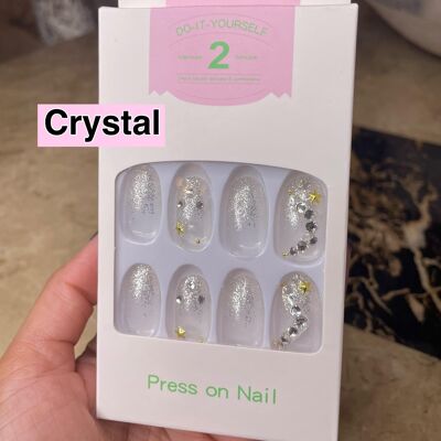 Lux Beauty Nails Crystal Style (SEULEMENT 5 EN STOCK !)