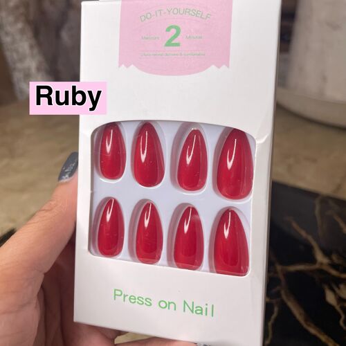 Lux Beauty Nails Ruby Style (ONLY 5 IN STOCK!)