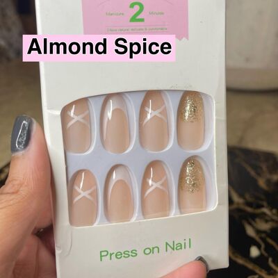 Lux Beauty Nails Almond Spice Style (ONLY 1 IN STOCK!)