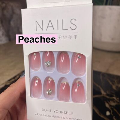 Lux Beauty Nails Peaches Style (SEULEMENT 1 EN STOCK !)