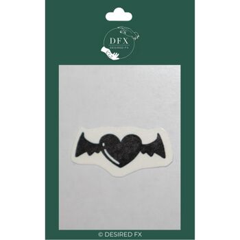 TATOUAGE TEMPORAIRE BAT ROMANCE (LOT DE 2) N&B 2