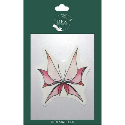 Pink fairy wing temporary tattoo (pink fake tattoo)