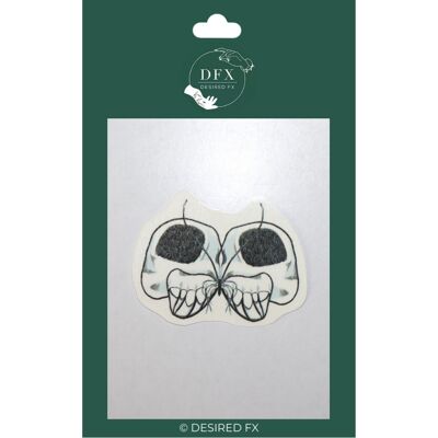 Skull fantasy butterfly temporary tattoo (halloween)