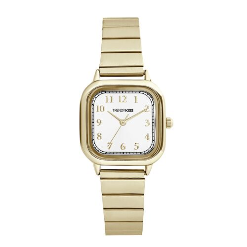 TMG10156-01 - Montre femme analogique Trendy Kiss - Bracelet métal - Françoise