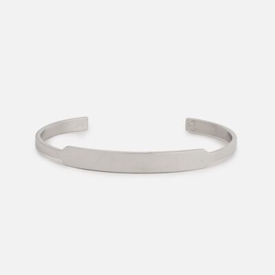 Bracciale piatto in argento Silver